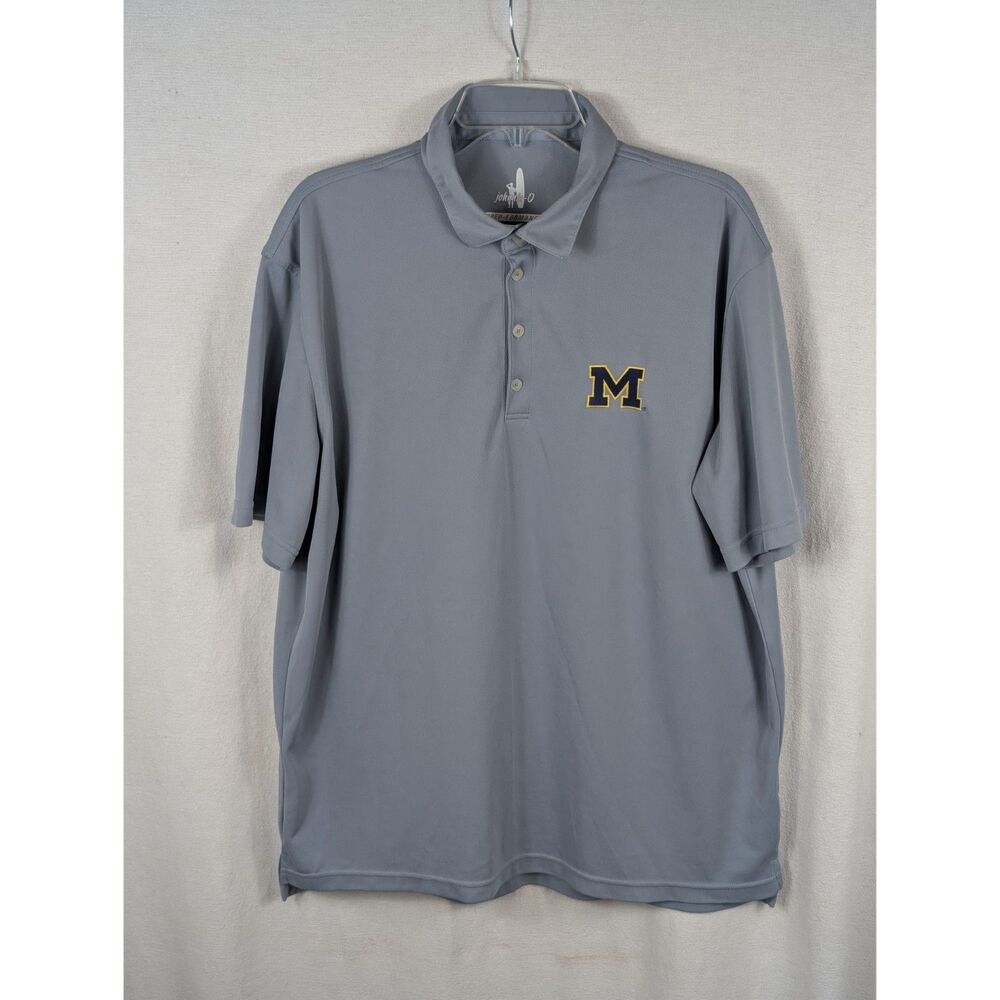 Johnnie-O Prep-Performance Michigan Polo Shirt Men's Size XL